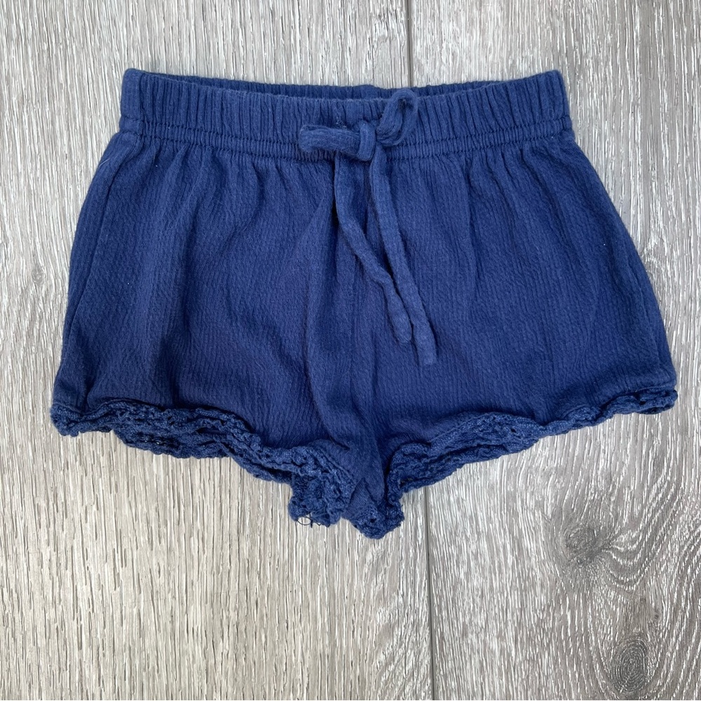 CARTERS PULL ON SHORTS NAVY 12MO